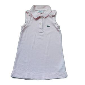 Lacoste Pique Polo Dress Light Pink Size 2